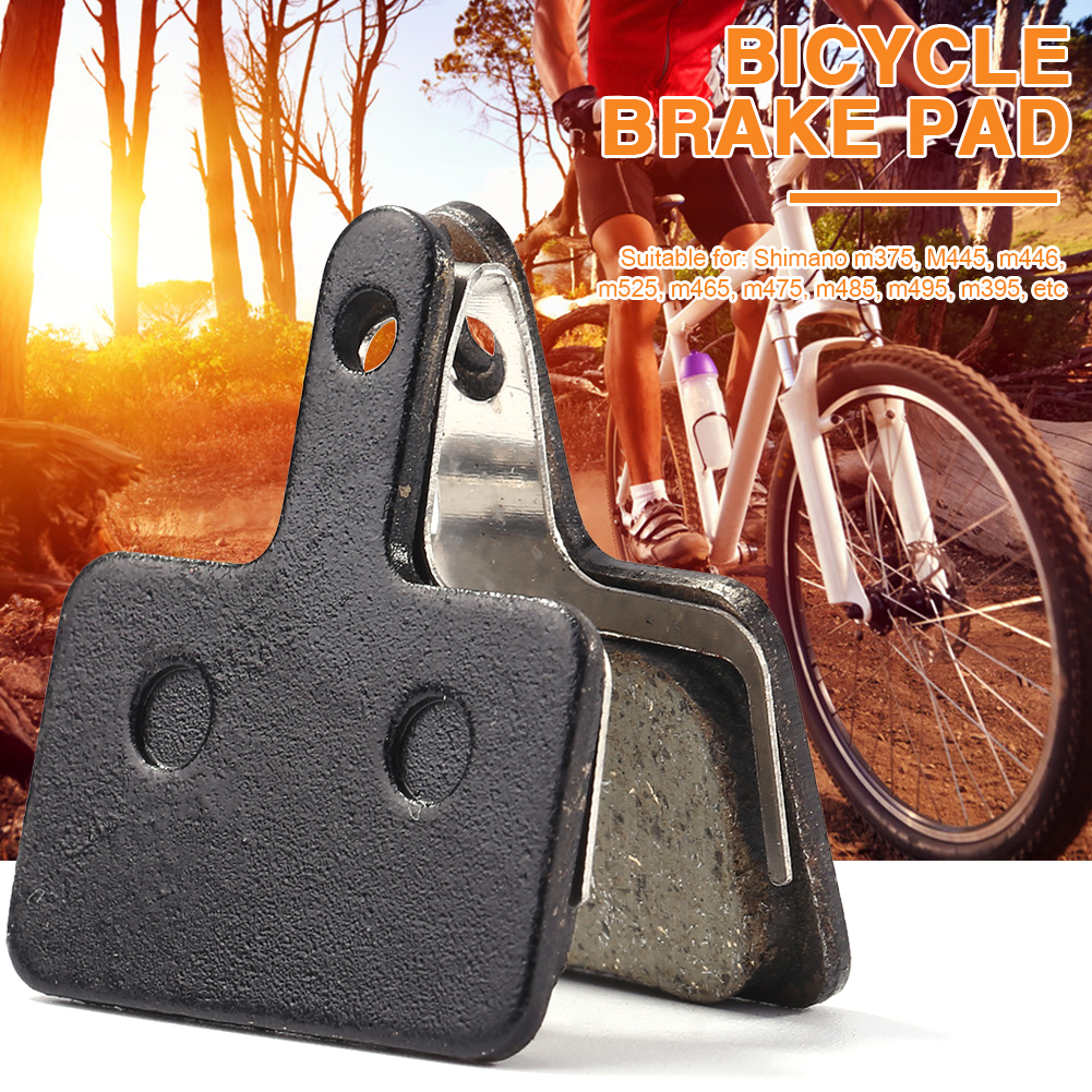 Pastillas de freno de disco para bicicleta de montaña, accesorios de ciclismo silenciosos para SHIMANO M375, M445, M446, 1 a 3 pares