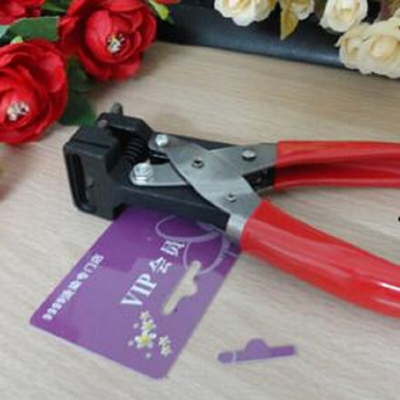 Perforadora de ranura en forma de T para teléfono móvil, alicates de corte de papel, PVC, plástico, tarjeta de identificación, Perforadora de película Tipo T