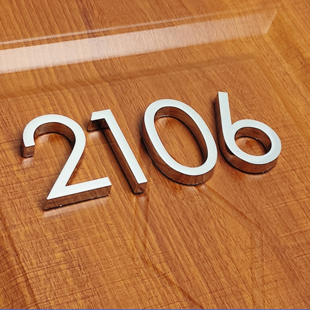 Etiqueta autoadhesiva con letras y números de casa, placa de número de puerta para exteriores, apartamento, oficina, casa, calle, buzón, etiqueta