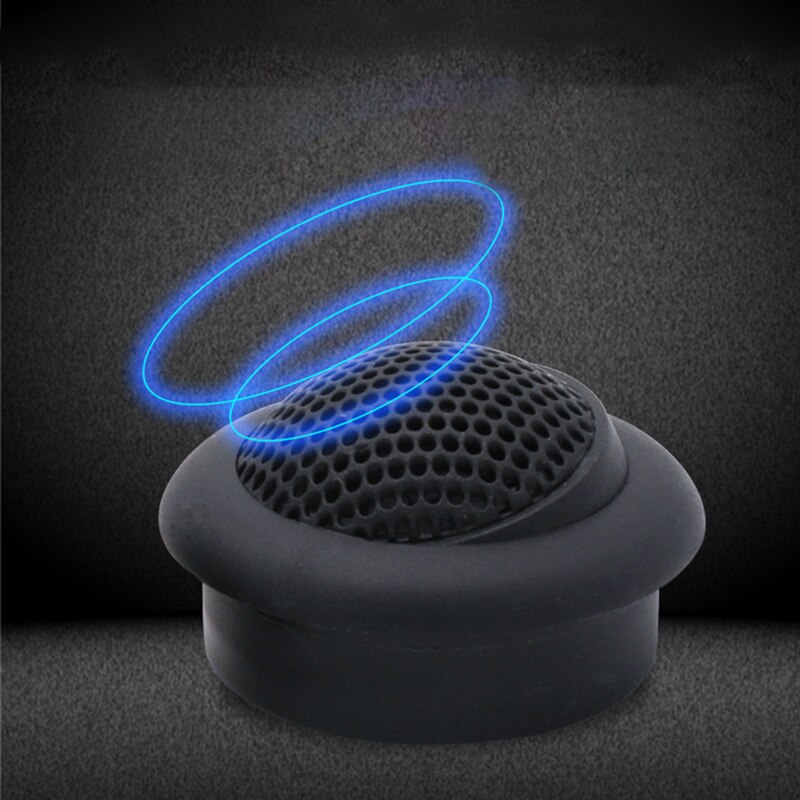 AOWINHIT Paire Haut-Parleurs Tweeter Carrés Voiture 500W - Audio Puissant Musique, Plastique Noir, Installation Facile Vis Intégrées