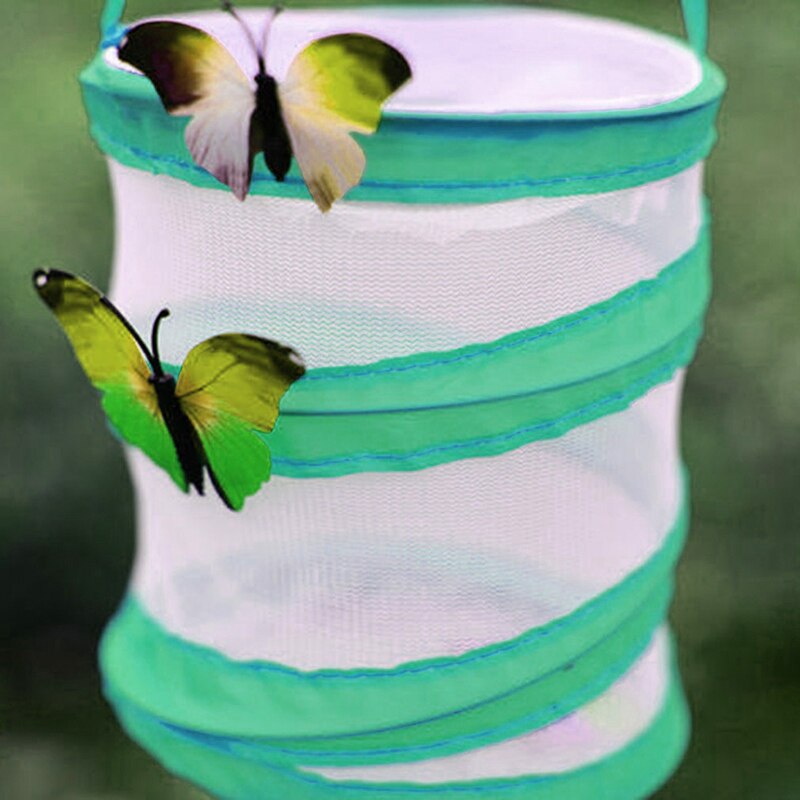 14*15cm Praying Folded Cage Small Enclosure Mantis Insect Mesh Cage Housing Biology Toy Household Poultry Pet Organizer