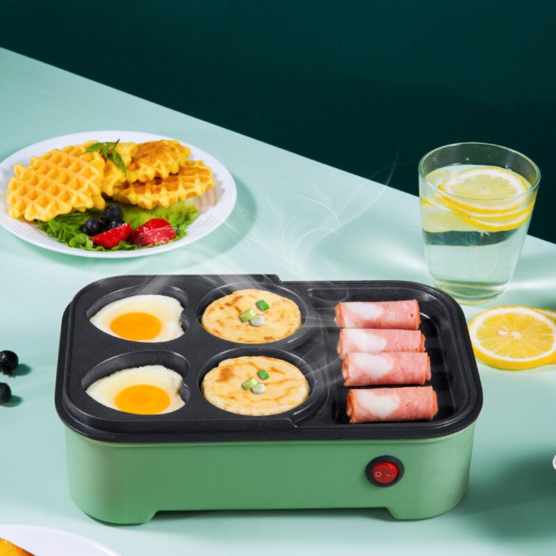 Electric Eggs Roasted Hamburger Machine Red Beans Cake Crepe Maker Home Mini Pie Pancake Baking Fried Egg Omelette Frying Pan