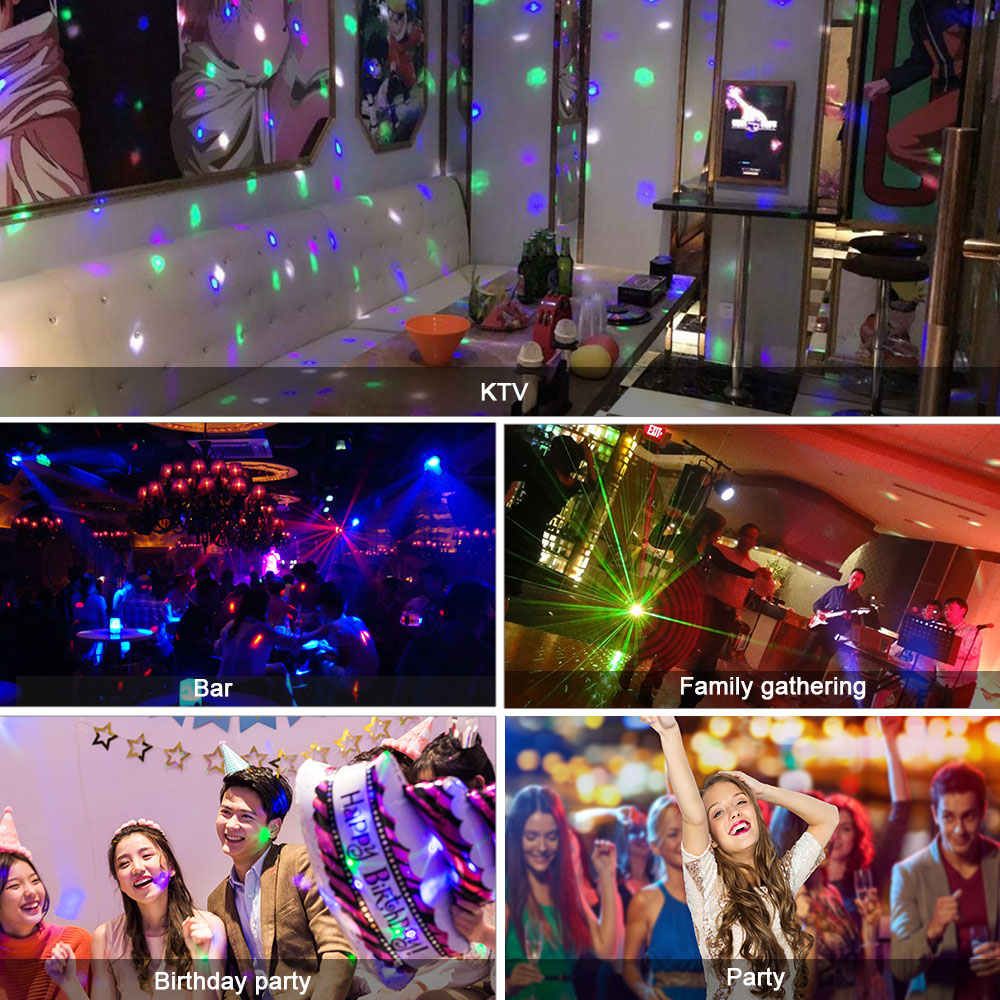 E27 3W AC90-260V Bunte Auto rotierend RGB LED-lampe Bühne Licht Disko DJ Party Lampe Lampe für Bar KTV Beleuchtung