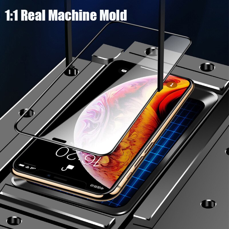 Full Cover Protective Glass On For iPhone 11 7 8 6 6s Plus SE Screen Protector For iPhone X XR XS 11 12 Pro Max Glass Film