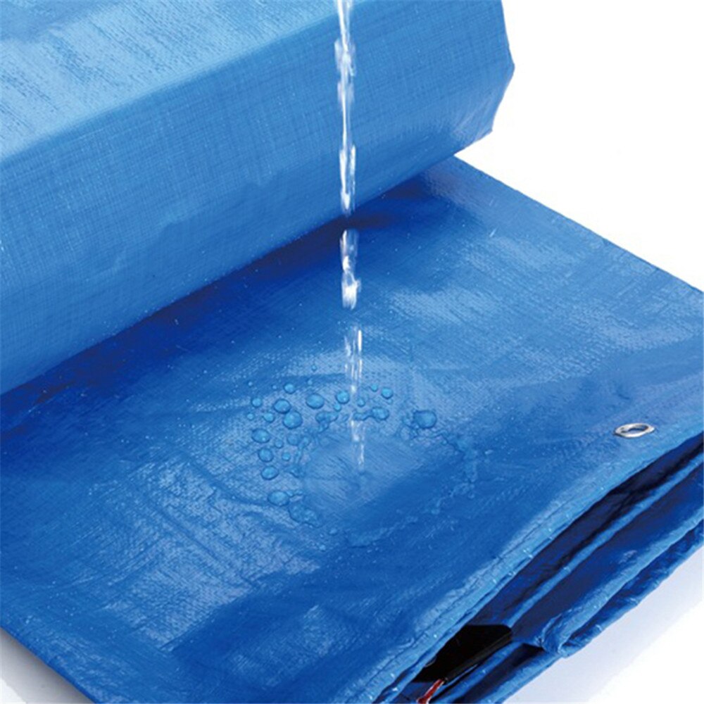 Swimming Pool Cover Dust Rainproof Pool Cover Blue Round Tarpaulin Durable For Family Garden Pools Swimming Pool Accessories