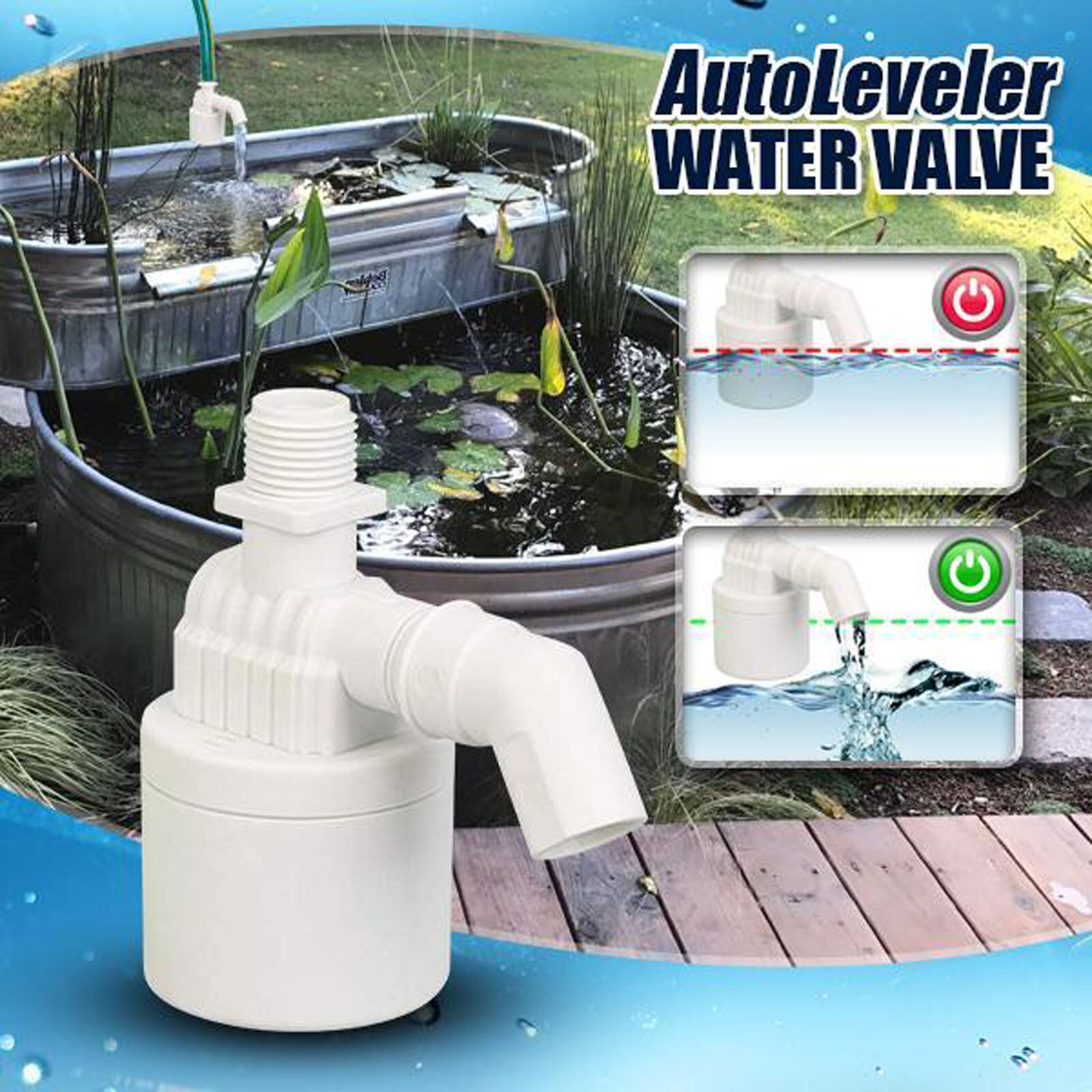 1/2 Inch Automatic Water Level Control Valves For Water Tank Solar Livestock Water Tank (built-in Upper Inlet)