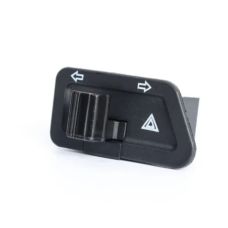 Botón de interruptor modificado de señal de giro, botón de luz de Flash doble de 3 pines para motocicletas, vehículos eléctricos, piezas de Scooter, reemplazo