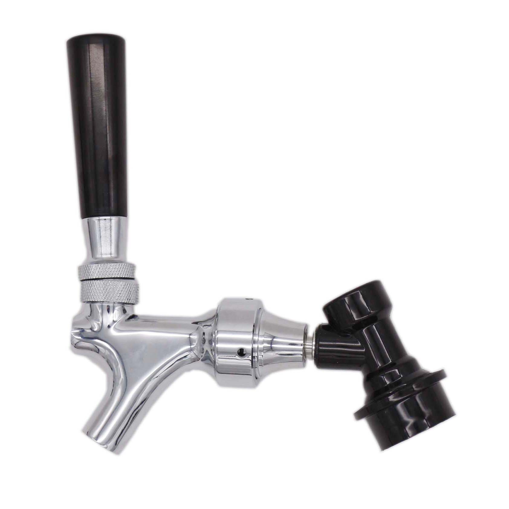 304 Stainless Steel Mini Keg Tap Dispenser with Plastic Ball Lock Disconnects for Mini Craft Beer Growler Homebrew Spear