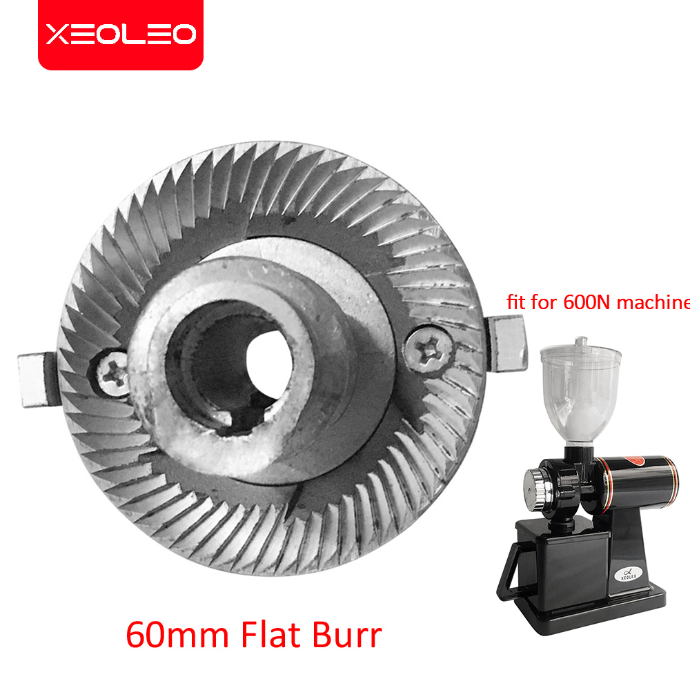 XEOLEO Molensteen voor 600N Platte braam 60 mm maalbraam koffiededeel Ijzermateriaal