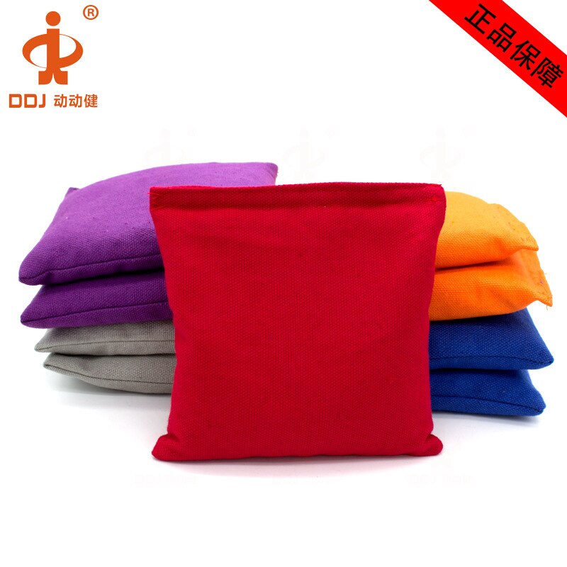 Move Healthy Manufacturers Direct Selling Children Canvas Sandbags Children diu sha bao Throwing Game P: Red