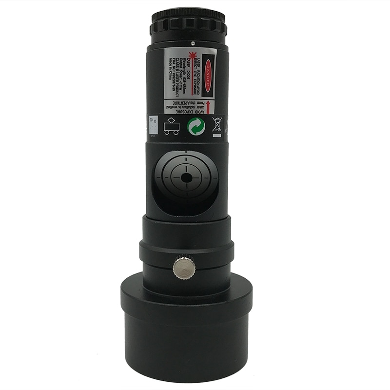 1.25 Inch Inch Next Generation Eyepiece Red Collimator+2 Inch Adaptor for Telescopes with 7 Bright Level