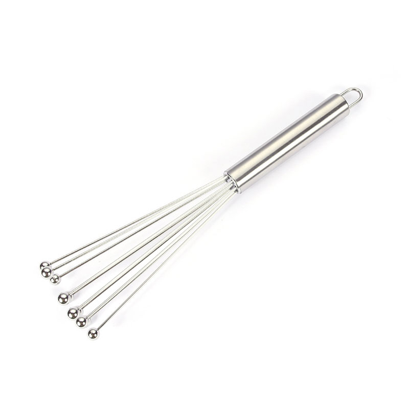 Nubecom Handmatige Eierkloppers Garde Mixer Crèmemeel Blending Tool Ei Whipper Roestvrijstalen Eierklopper Duurzame Keukengadgets: Rood