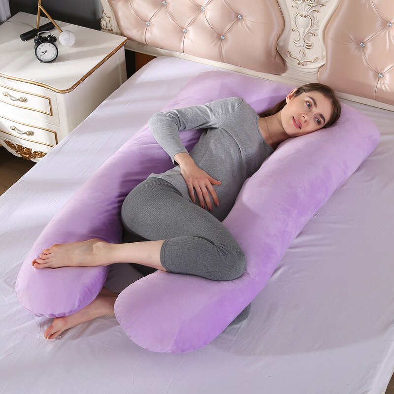 Pregnancy Pillow Side Sleeper Pregnant Bedding U-Shape Cushion Long Sleeping Multifunctional Maternity Pillows YYF013: YYF013K-1