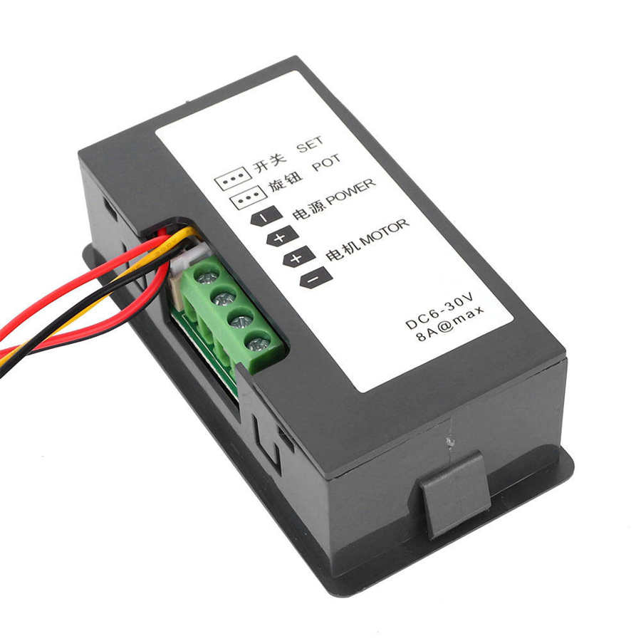 PWM Speed Controller CCM5D Digital DC Display Motor Gouverneur 6V 12V 24V Einstellbar Stufenlose Speed Controller