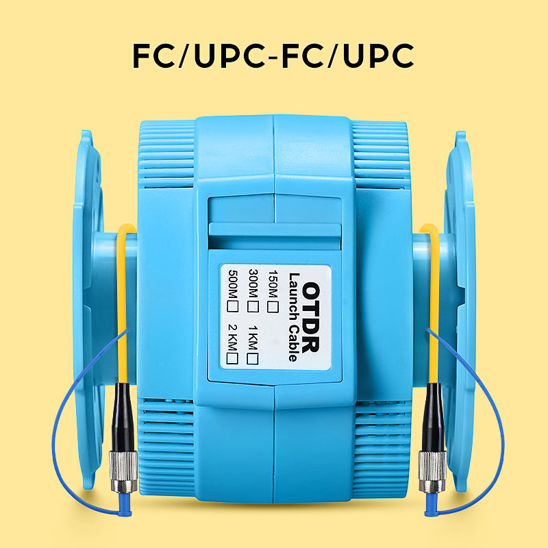 1000M Single Mode AUA-20 OTDR Launch Cable SC/FC/ST/LC(UPC/APC) OTDR Extension Cord OTDR Dead Zone Eliminator Fiber Ring: GRAY