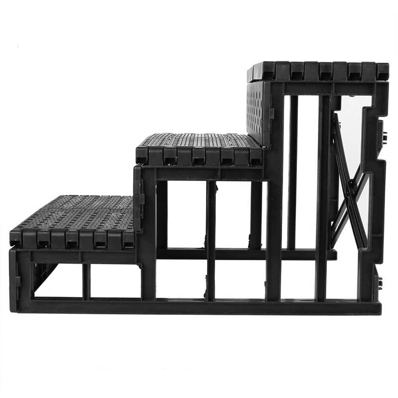 Dressage d'escaliers d'animaux pour chiens/chats blanc (trois étages)