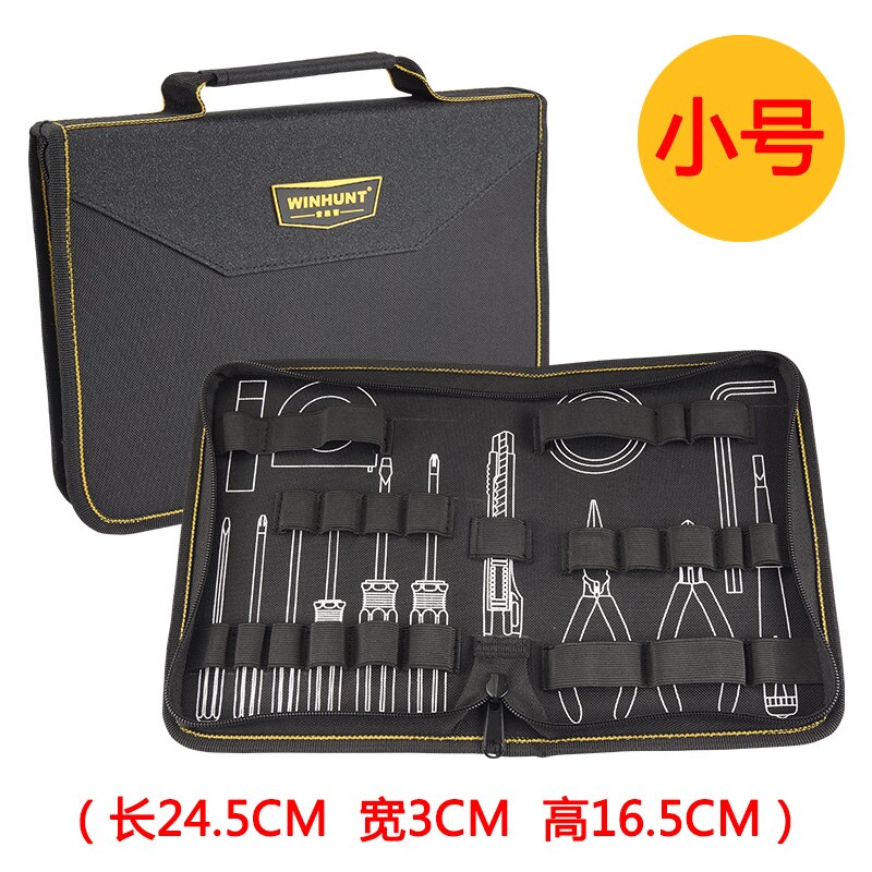 Work Tools Bag Electrician Kit Hand Tool Storage Organizer Bolsa Herramientas Soldering Iron Motorcycle Tool Bag: small