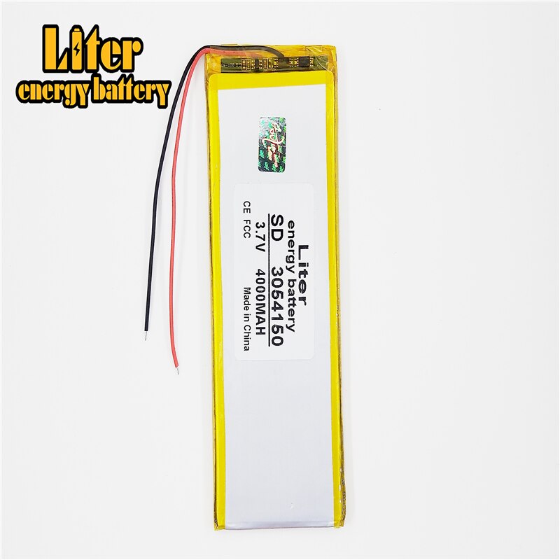 Beste batterij 1PCS lithium-polymeer batterijen 0354150 3054150 3.7V 3055150 4000 mah tablet MID ingebouwde