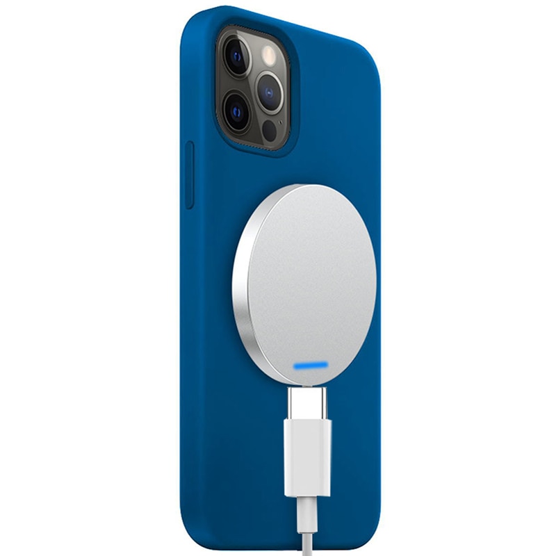 15W Qi Magnetic Wireless Charger Pad for iPhone 12 Series - Fast Charging with MFI Certified Cable