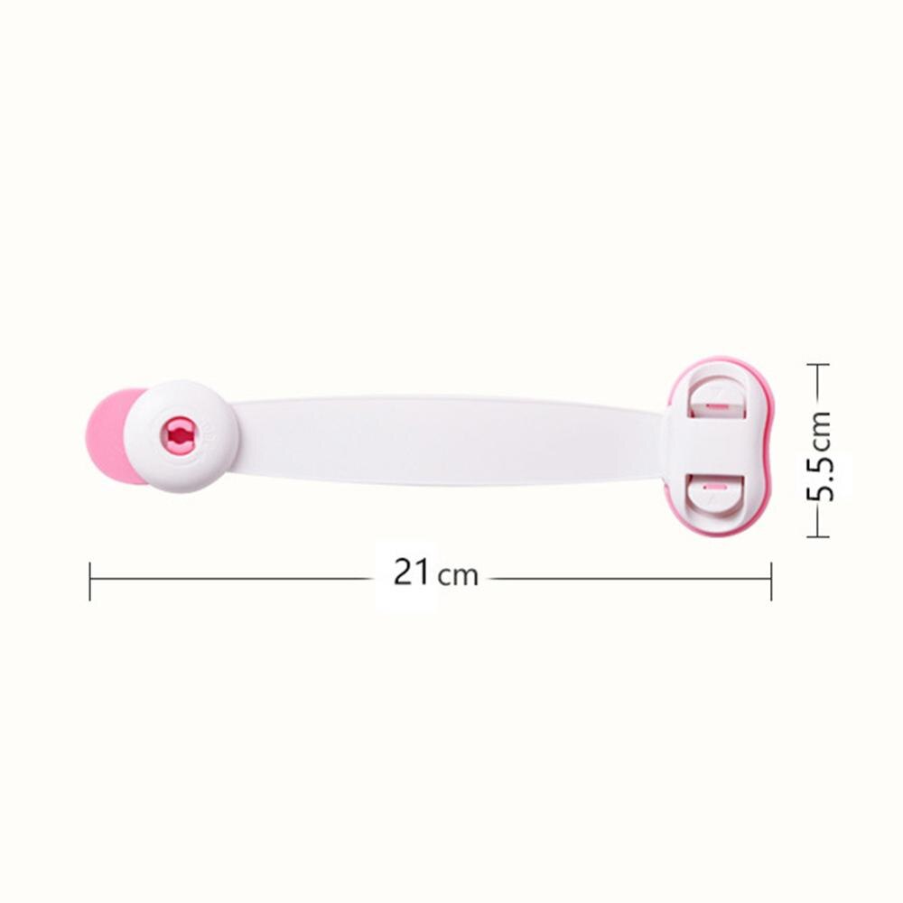 Baby Safety Cabinet Lock Strap Children Wardrobe Safety Lock Child Proof Blocker Kids Safety Plastic Protection Safety Lock