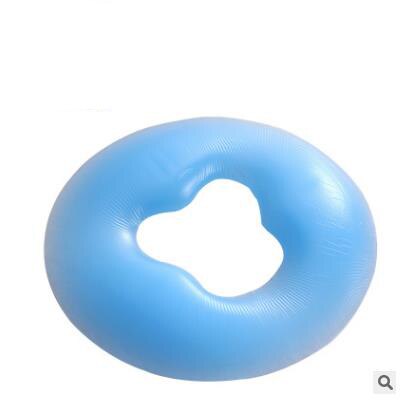 Oreiller en Silicone en forme de U pour Spa, coussin de Gel, repose-visage, pour Massage du corps, traversin doux pour Salon de beauté, DFA: BLEU CIEL