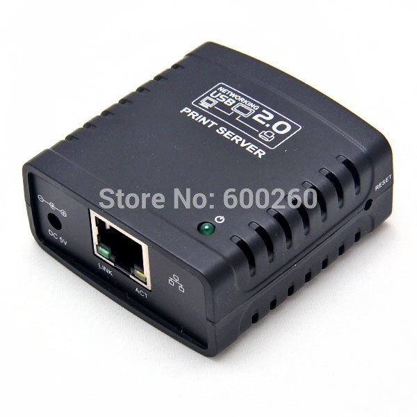 USB 2.0 LRP Print Server Share a LAN Networking USB Printer Ethernet Hub Adapter#3320