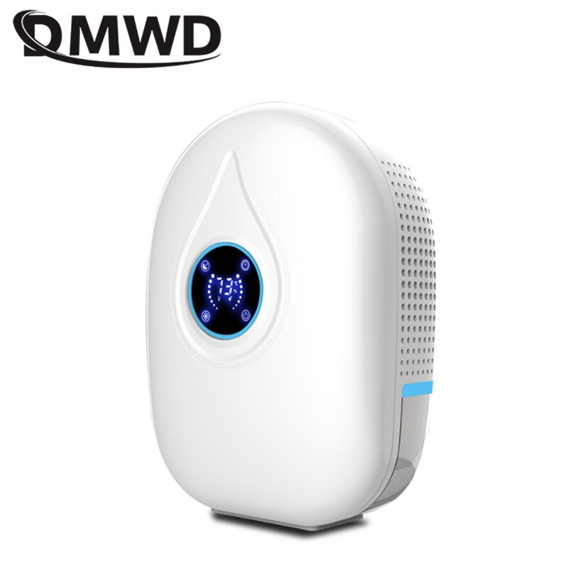 DMWD 500ML Household Mini Dehumidifier Air Dryer With Remote Control Basement Moisture Absorber For Bedroom LED Display 100-240V