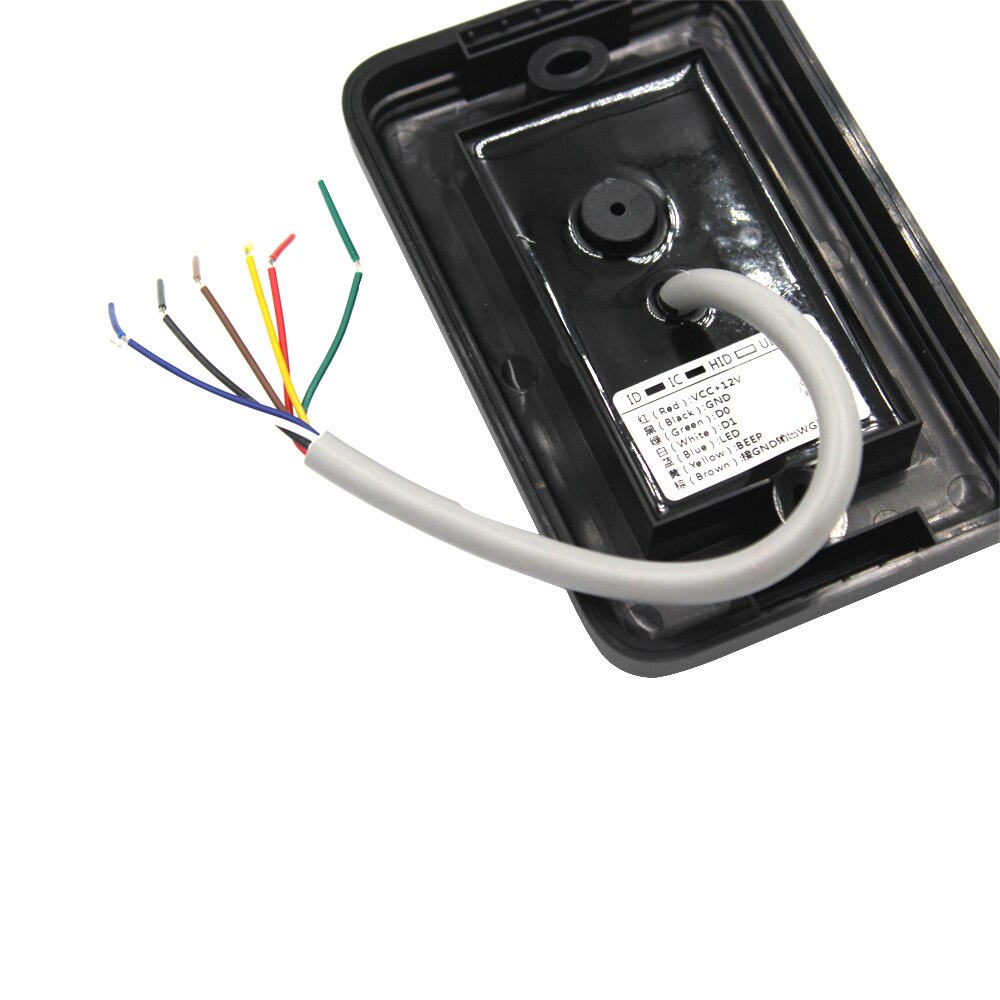 Access Control Card Reader IP68 Waterproof 125KHz+13.56MHz RFID Card Reader For The access control WG26/34 output