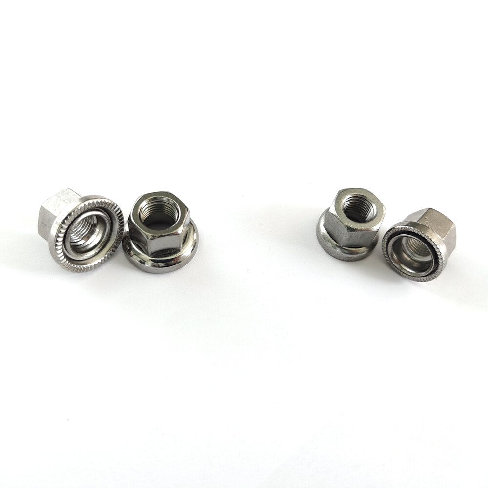 Novatec Fixed Gear Hub As Noten Stalen Front M9 9Mm Achter M10 10Mm Track Fiets Hub As Moer voor Meest Fixed Gear Fiets Hubs