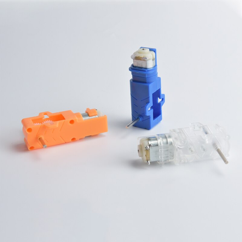 Double output shaft 130 motor gearbox, six-axis gearbox, robot toy car accessories, motor gearbox
