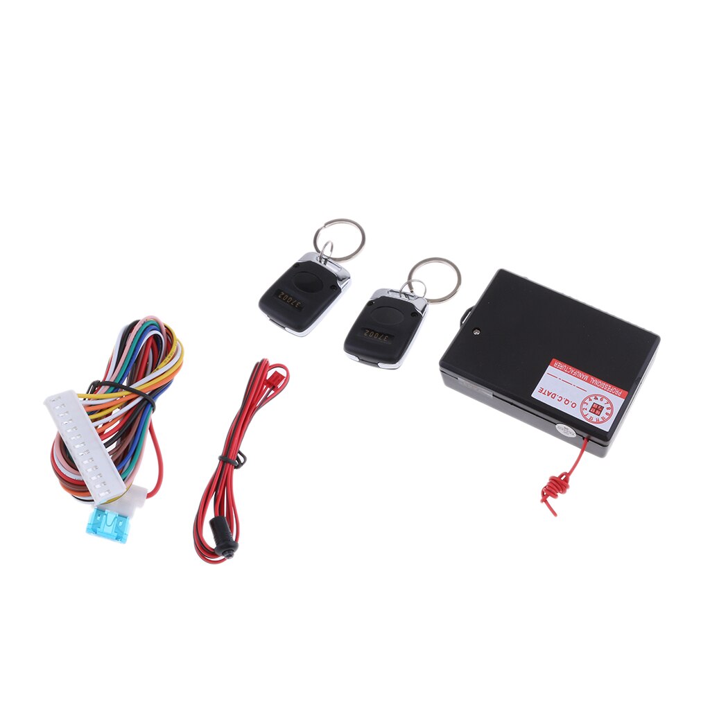 Universal Model Car Keyless Entry With LED Indicator And 2 Remote Controls