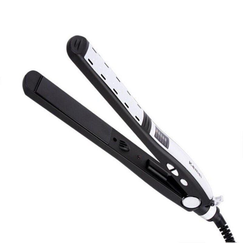 Kemei KM-329 – fer à lisser LCD, plat, cinq vitesses, température, outils de coiffure, 110-240 V