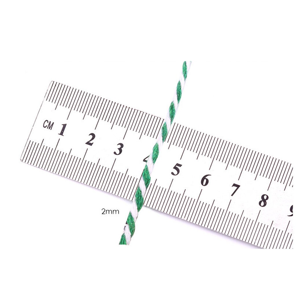 2Mm Diy Macrame Koord Twee Kleuren Katoen Bakers Twine Touw Rustieke Land Ambachten Handgemaakte Accessoires