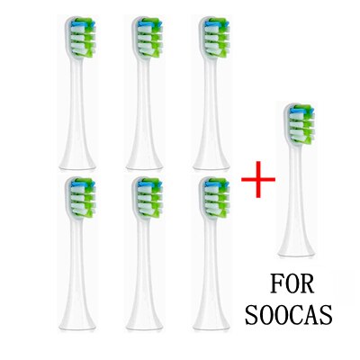 Wymienne głowice szczoteczek robić Xiaomi Soocas X3 robić SOOCAS / Xiaomi Mijia SOOCARE X1 X5 elektryczne końcówki robić szczoteczki: B