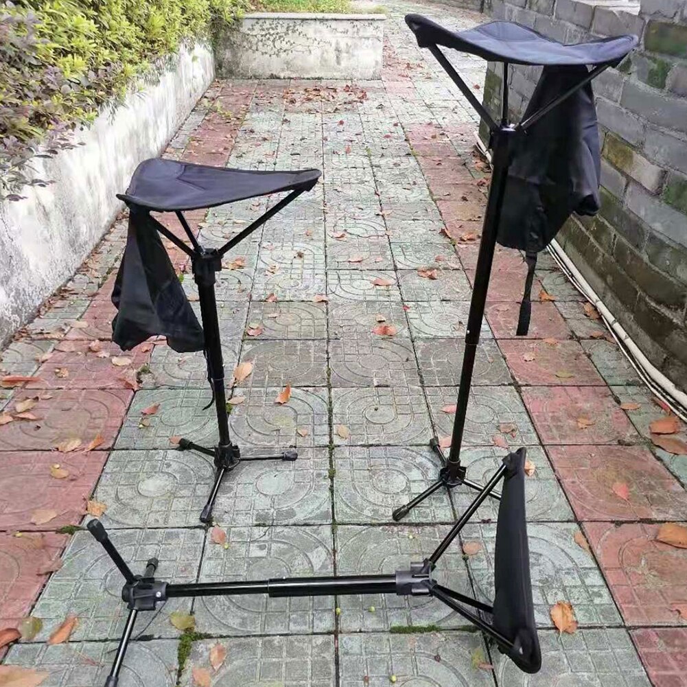 Foldable Fishing Chair Lightweight Folding Tripod Stool for Outdoor Camping Walking Fishing 3 Leg Camping Stool