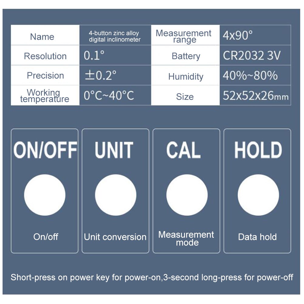 Angle Protractor Universal Bevel 360 Degree Electronic Digital Protractor Inclinometer Tester Measuring Tools For Construction