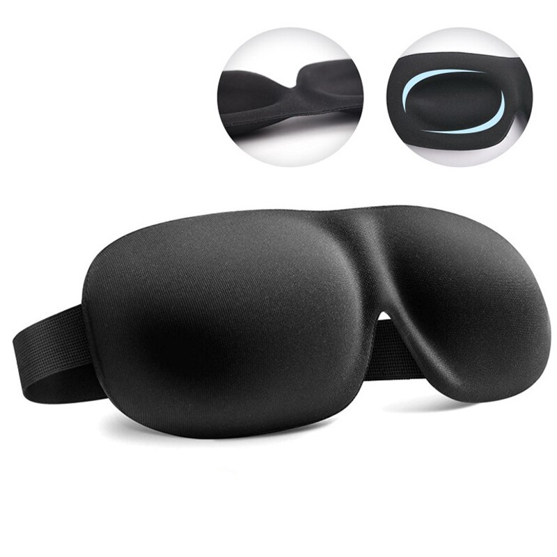 3D Stereo Slaap Masker Mode Slapen Oogmasker Traagschuim Eyeshade Cover Zachte Draagbare Blinddoek Voor Vrouwen Mannen Reizen rest