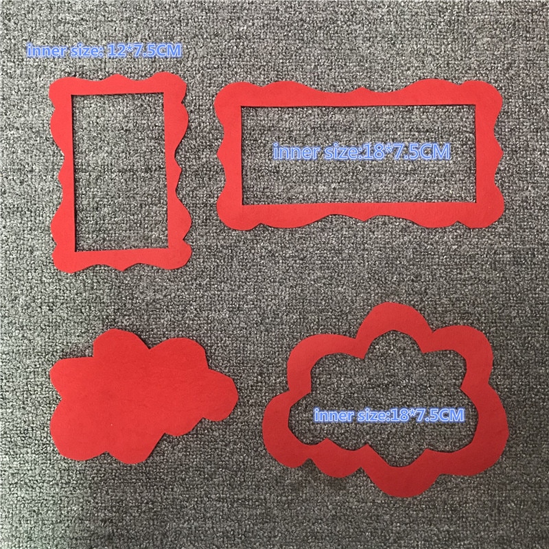 Cadres pour couvertures de jalon du 100ème anniversaire,accessoires de photographie, photo de la pleine lune, en feutre,