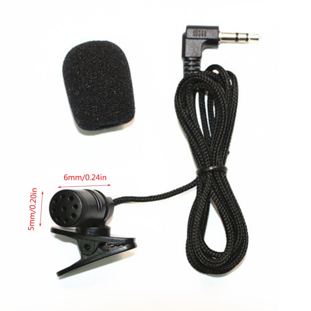 Collar Microphones Phone Microphone 3.5 mm Jack Hands-free Lapel Mini Wired MIC