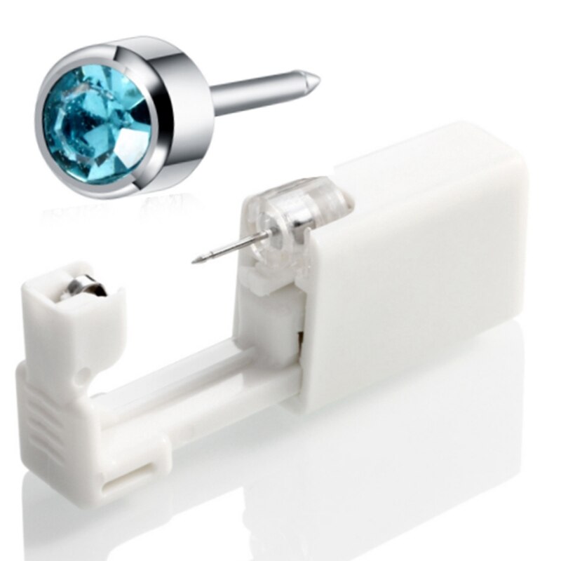 Wegwerp Oor En Neus Piercing Apparaat Unisex Steriele Frame Mode Oor Piercing Apparatuur Zirconia: c