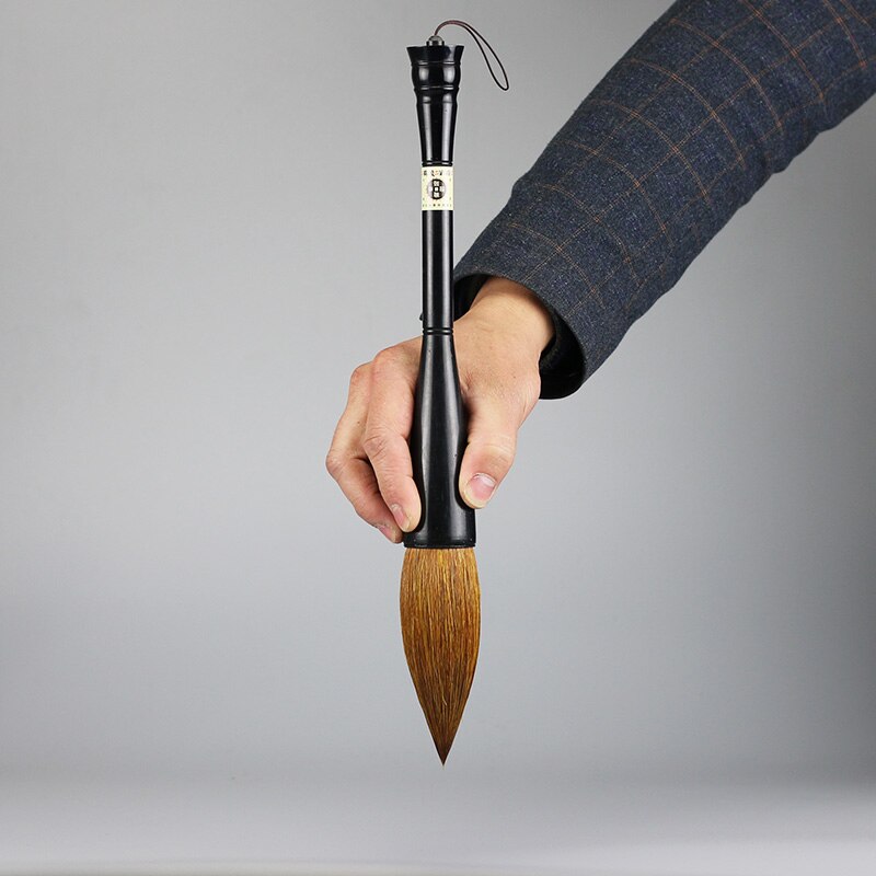 Large Hopper-shaped Brush Chinese Calligraphy Ink Painting Brush Chinese Calligraphy Writing Festival Couplets Brush Tinta China