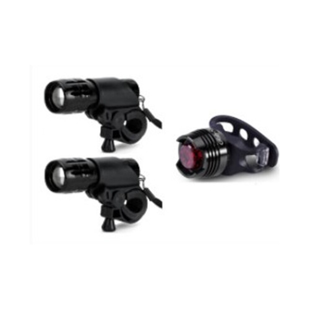 Joshock Bicycle Light T6 LED cycling Front Light LED Bike light Lamp Torch Waterproof ZOOM Flashlight With Free Taillight