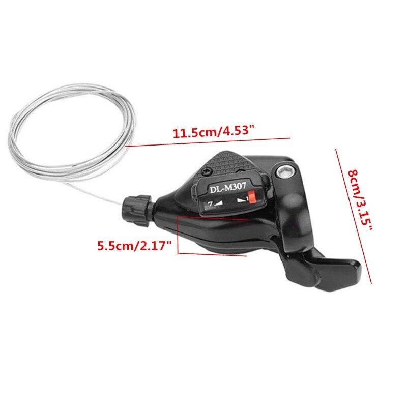 1pair MTB Mountain Bike Shift Levers 3×7/8/9 Speed Bicycle Derailleur Gear Left/Right Speed Shifter Cycling Accessories
