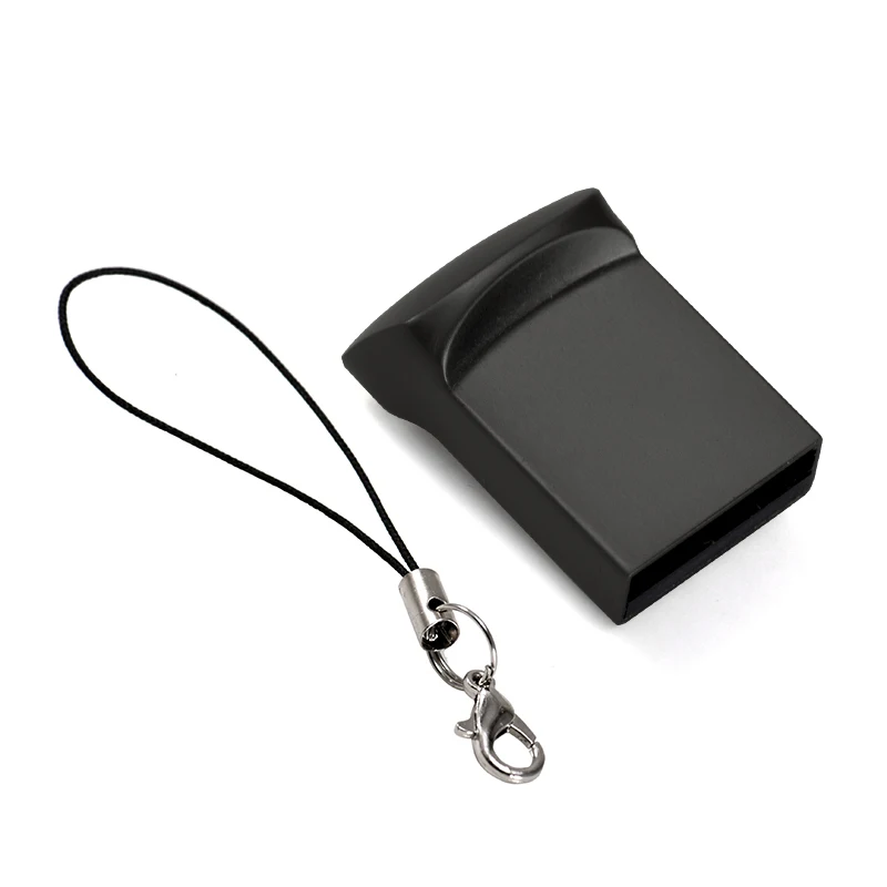 Shandian Flash Disk Ultra Mini Usb Flash Drive Memory Stick Pen Drive 4Gb 16Gb 32Gb 64gb Pendrive Flash Drive Met Touw: Black / 4GB