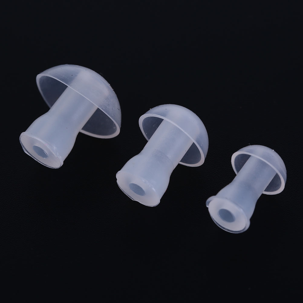 4 stk høreapparatdomes ørepropper ørepropper til høreapparater (vælg mellem tre størrelse 15 mm, 10 mm, 6mm )
