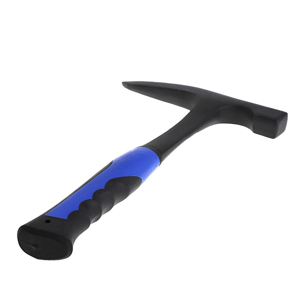 Rock Pick With Flat Tip Shock Reduction Grip Geological Stratigraphic Hammer