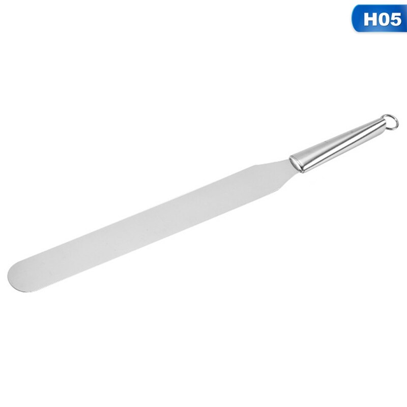 Stainless Steel Baking and Pastry Tools Portable Cream Spatula Cake Butter Kitchen Gadget Cake Decorating Tool: KN9609H05