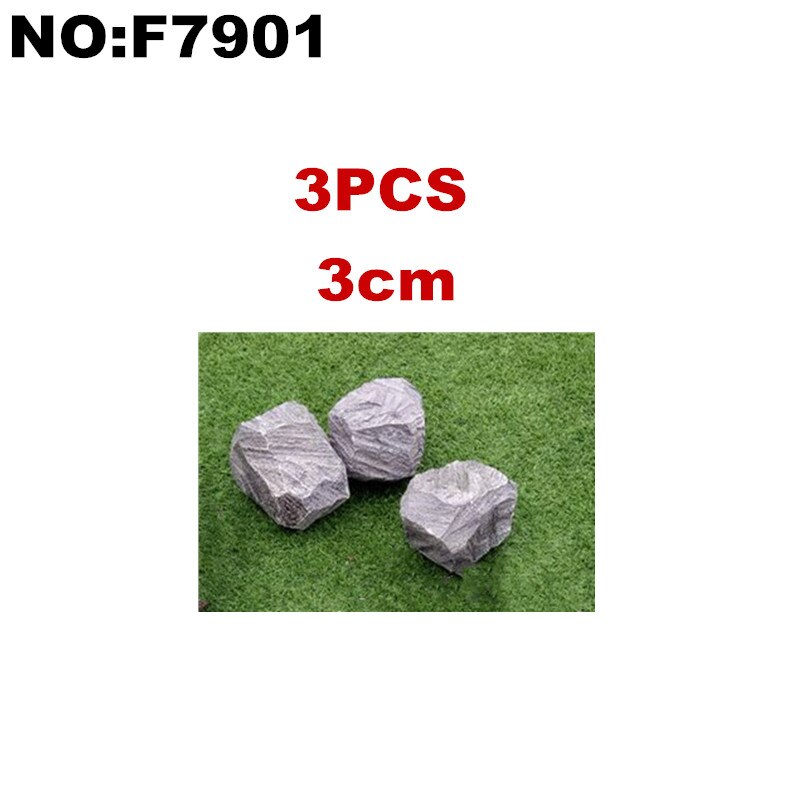 ins Wind Net Red Foam stone simulation props Shooting Props Ornaments Photography Prop decoration: F7901 3CM 3PCS