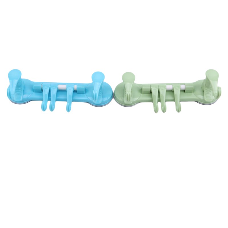 Zuignap Krachtige Handdoekenrek Vacuüm Combinatie Naadloze Keuken En Badkamer Multifunctionele Plastic Rij Hanger