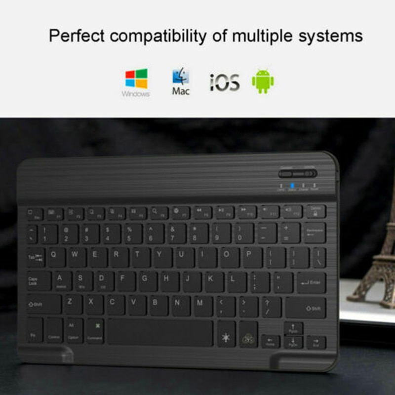 Mini Bluetooth Keyboard MT07 Slim Portable Mini Wireless Keyboard For IOS Android Windows PC Bluetooth Keyboard with Backlight